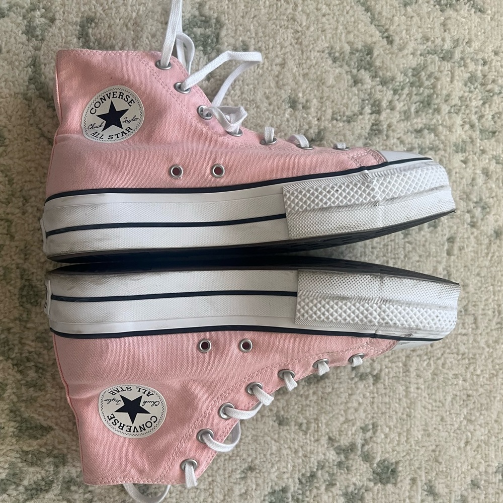 Converse Light Pink Canvas Sneakers